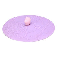 Couvercle de tasse en silicone mignon réutilisable personnalisé couvercle en silicone de qualité alimentaire pour tasses
