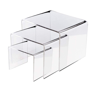 Espositore da Boutique, Set di 3 Supporti a Forma di U in PMMA, Espositore <span class=keywords><strong>per</strong></span> Gioielli in Acrilico Trasparente - Product Image 5