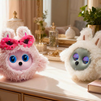 Robot de compagnie interactif de bureau KBao AI en mélange de coton - Poupée vocale intelligente pour enfants, jouet en peluche pour la croissance et l'accompagnement parent-enfant