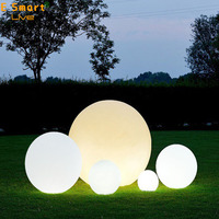 Lámpara Lunar LED RGB con Energía Solar, Bola de Luz Creativa para Exteriores, IP65, Control Remoto, Recargable, Luces para Patio