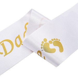 Party Dots Mommy <strong>Mum</strong> <strong>to</strong> <strong>Be</strong> Sash Baby Boy Girl Baby Shower Decoration Sash Newborn Party Decoration Etiquette Belt - Product Image 6
