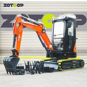 무료 배송 3톤 2.5톤 CE EPA 엔진 농장용 캐빈 미니 굴삭기 소형 유압 크롤러 미니 굴삭기 2톤 판매 - Product Image 1