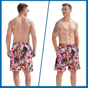 Trajes de Baño Personalizados para Hombre, Shorts de Baño de Secado Rápido con Forro de Malla, Shorts de Playa Transpirables para Surf - Product Image 2