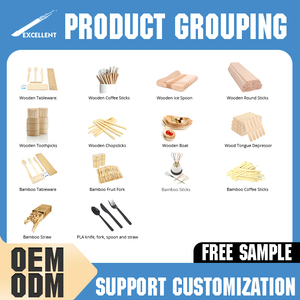 Dùng Một Lần Phân Hủy Sinh Học Trẻ Em Công Cụ Mini Tre Kiểm Tra Hai Răng Bánh Trái Cây Ngã Ba Với Biểu Tượng Tùy Chỉnh - Product Image 6