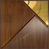 Vente en gros de carreaux muraux 3D en PVC modernes, panneaux muraux décoratifs pour la décoration, utilisation en intérieur