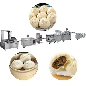 Máquina de fabricación de moños rellenos a vapor, venta directa de fábrica china, serie