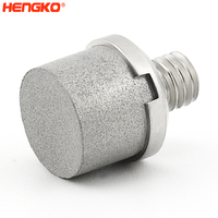 Micro-évaporateur HENGKO en acier inoxydable fritté de 0,5 micron |   Diffuseur à bulles fines pour bioréacteur pour la culture de cellules de animaux à sang chaud