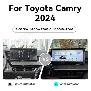 12.3 pollici schermo Qled 1920*1200 <span class=keywords><strong>2</strong></span> Din <span class=keywords><strong>Android</strong></span> Gps autoradio per Toyota Camry 2024 Stereo Carplay Navi GPS Car Play - Product Image 3