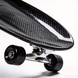 Patineta de Fibra de Carbono - Accesorios de Juguete para Niños Tejidos en Jacquard, Muy Ligeros - Product Image 3