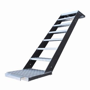 <span class=keywords><strong>Escalier</strong></span> d'échafaudage en acier avec escabeau de plate-forme pour l'échafaudage de cadre de construction de bâtiment - Product Image 1