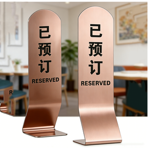 Support de numéros de table en acier inoxydable pour buffets, traiteurs, salles à manger et événements – Fourniture professionnelle - Product Image 6