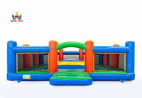 Airmountain avec murs Maison de rebond standard Château gonflable de montagne gonflable Bouncer