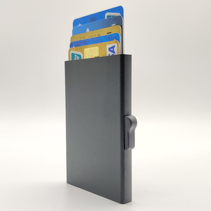 Nouveau design Dropshipping <span class=keywords><strong>ANGO</strong></span> <span class=keywords><strong>ANGO</strong></span>-CH017 Portefeuille minimaliste Porte-cartes de crédit Blocage RFID Sans fermeture - Product Image 1