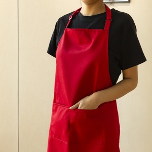 Unisex Bib <b>Apron</b> For Kitchen <b>Cooking</b> Cafe Restaurant Adults <b>Men</b> Women Custom Logo Printing Adjustable Bib Design Polyester <b>Apron</b> - Product Image 4