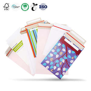 Customizable 0-8 Colors Recycled Kraft Paper Mailer Cardboard <strong>Envelopes</strong> Rigid Paper Mailing Bags - Product Image 4