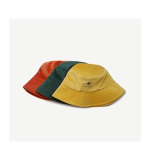 Sombrero de Pescador de Pana Bordado Personalizado de Alta Calidad para Mujer, Estilo Casual, para Verano e Invierno, Venta al Por Mayor - Product Image 3