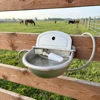 Bebedero Automático para Múltiples Animales, Válvula de Flotación de Acero Inoxidable 304, Autorellenable, Capacidad de 1.5L, Bebedero Higiénico para Ganado, Caballos, Cerdos y Ovejas