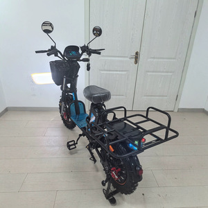 Logo personnalisé Vente en gros Mini <span class=keywords><strong>vélo</strong></span> électrique <span class=keywords><strong>cargo</strong></span> électrique à 2 roues avec écran numérique prêt à l'emploi <span class=keywords><strong>Vélo</strong></span> électrique <span class=keywords><strong>cargo</strong></span> de 16 pouces à longue queue pour la livraison de nourriture - Product Image 5