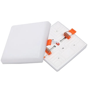 Un plus grand angle de faisceau carré blanc 9w 18w 24w 36w a mené le voyant <span class=keywords><strong>ress</strong></span>é sans cadre pour le bureau de magasin de cuisine de chambre à coucher de magasin - Product Image 4