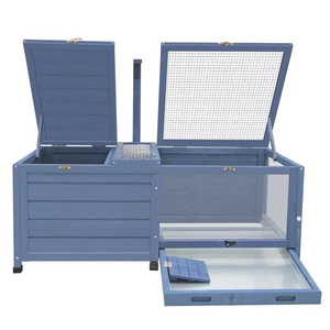 Vivarium en bois massif et verre, écologique, léger, pour tortues, lézards, hamsters, boîte de reproduction pour animaux d'escalade, intérieur/extérieur - Product Image 1