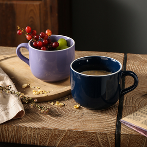 Modern Cartoon <b>Large</b> Capacity Porcelain Coffee Mug Customized Color Food <b>Safe</b> Microwave/Dishwasher <b>Safe</b> Reusable Hot Business - Product Image 3