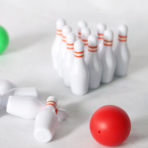 Accessoires et modèles de scène de sport en plein air pour maison de poupée, mini boule de <span class=keywords><strong>bowling</strong></span> - Product Image 5