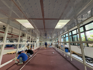 Ruang Bersih Modular Laboratorium Bebas Debu Kelas 100 Kelas 10000 Desain Bebas Biaya Pabrik dengan <span class=keywords><strong>FFU</strong></span> - Product Image 3