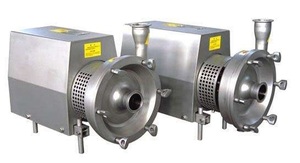 Pompe centrifuge industrielle en acier inoxydable sanitaire de qualité alimentaire pour le lait - Product Image 2