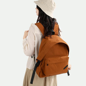 Stylish Simple <b>Large</b>-Capacity <b>Backpack</b> in Pastel Colors for Summer Travel and Daily Use for Students and Ladies Made From PU - Product Image 5