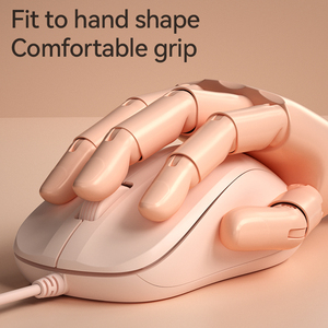 Bow dễ thương im lặng Chuột Trắng vàng hồng màu xanh lá cây chuột mini xách tay Ergonomic Máy Tính Có Dây Chuột chơi game cho máy tính để bàn máy tính xách tay - Product Image 5