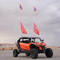 Support de mât de drapeau universel pour ATV/UTV, fixation sur barre de protection pour accessoires de véhicules tout-terrain