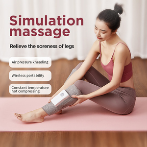 Masseur de jambes sans fil à <span class=keywords><strong>compression</strong></span> d'air avec chaleur et <span class=keywords><strong>compression</strong></span>, masseurs de mollets pour la circulation - Product Image 1