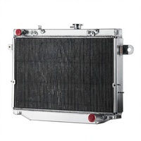 GTGMOTO Radiateur à 4 rangées pour TOYOTA LANDCRUISER 100 SERIES FZJ105R HDJ100R HZJ105R 1998-2005