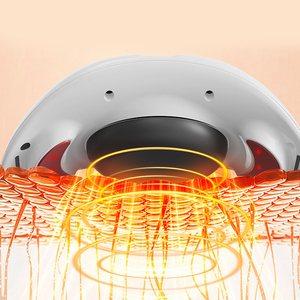 Massage abdominal chauffant intelligent avec thérapie par vibration de pierres de jade - Masseur électrique portable pour la relaxation de l'estomac, du dos et des épaules - Product Image 5