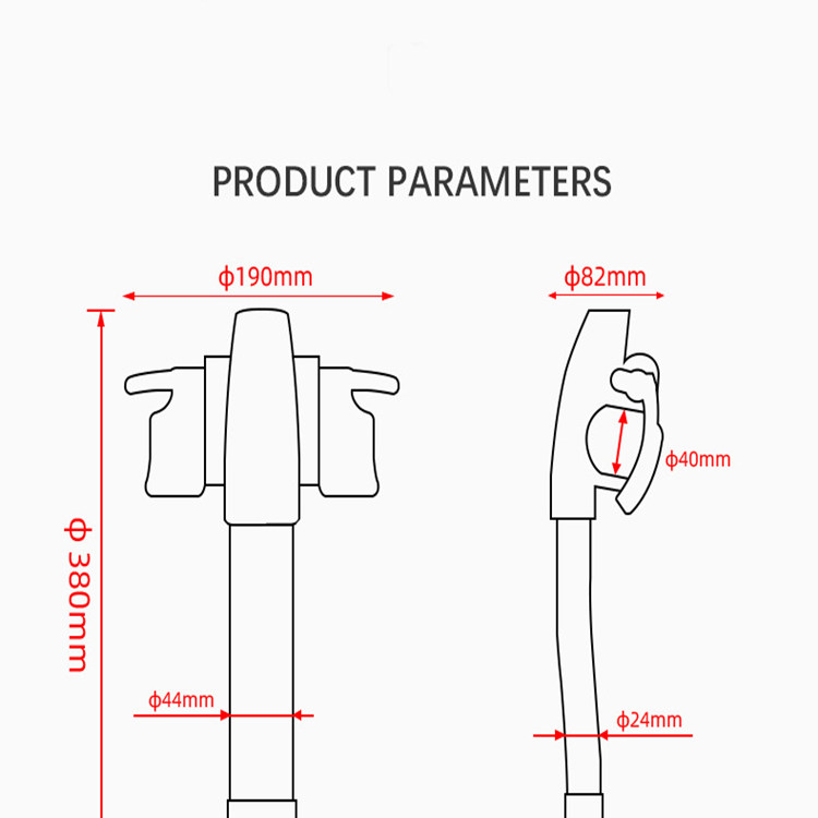 YH3642 T-Type Car Steering Wheel Anti-Theft Lock with Key | Ningbo Hengda Manufacturer