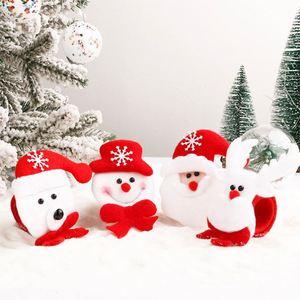 Bracelet lumineux de Noël 2025 en peluche Père Noël dessin animé pour enfants - Product Image 6