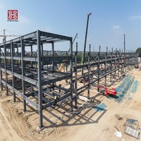 Estructura Metálica Prefabricada Galvanizada ZTSS para Entornos Marinos, Antioxidante, Larga Vida Útil, para Construcción de Fábricas