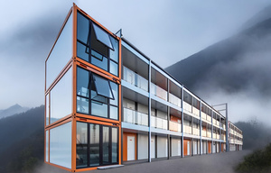 <span class=keywords><strong>Maison</strong></span> de conteneur modulaire Bolt Together avec assemblage rapide sur site Extérieur personnalisable Aucune soudure requise et couleurs personnalisées - Product Image 5