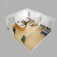 Hébergement Éco-responsable à Déploiement Rapide : Maison Conteneur Modulaire Moderne, Durable, à Double Aile, Préfabriquée et Extensible