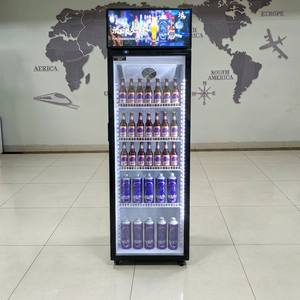 Refrigerador Comercial Personalizado al por Mayor de 300L, Refrigerador de <span class=keywords><strong>Cerveza</strong></span> con Puerta de Vidrio, Enfriador de Bebidas Energéticas - Product Image 5
