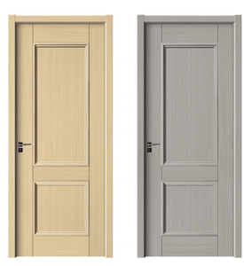 ประตูไม้สักด้านหน้าประตูเดียวดีไซน์จีนประตูประกอบแข็ง - Product Image 5