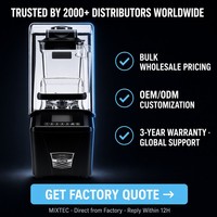 Blender Factory Chine OEM ODM - Mixeur Commercial Haute Vitesse 1600W avec Moteur AMETEK et Bol en Tritan, Marque Personnalisée Disponible