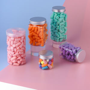 Vente en gros de qualité 60 paires de bouchons d'oreille de sécurité bouchons d'oreille en mousse souple pour le sommeil <span class=keywords><strong>bouchon</strong></span> d'oreille antibruit - Product Image 6