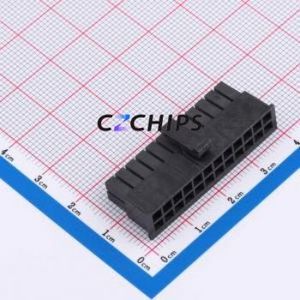 BX-MX3.0-2-12P-GJK Housing (Wire-to-Board / Wire-to-Wire) P=3mm Connector 2x12P 3mm Micro-Fit (MX 3.0) 3mm - Product Image 1