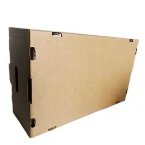 Caja de embalaje corrugada de frutas con impresión flexográfica personalizada, cartón de papel resistente, paquete de verduras, cartón para entrega