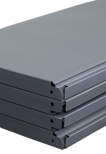 Estantes de apilamiento de almacén de alta resistencia, estante de almacenamiento ajustable para el hogar, estantes de exhibición de Metal ligero de <span class=keywords><strong>4</strong></span> niveles, laminado en frío - Product Image 4