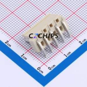 ZX-VH3.96-5PWZ-GW Wire-to-Board Pin Header Bent Lead Through Hole,P=3.96mm Connector 1x5P 3.96mm Right Angle Insert VH - Product Image 2