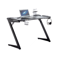 Dernier bureau d'ordinateur LED RVB Table de jeu Bureau d'ordinateur de bureau en bois