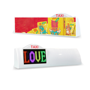 Pantallas Publicitarias Digitales Económicas de Alta Calidad para Taxis, Caja con Luces LED Inteligentes para Publicidad a Todo Color en el Techo del Vehículo - Product Image 1