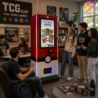 Máquina Expendedora de Cartas Coleccionables Pokémon con Control en la Nube, Certificación CE, FCC, RoHS, UKCA, con Pantalla Táctil de 32 Pulgadas para la Venta de Paquetes de Cartas